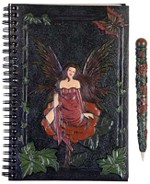 Grimoire F�e sur Rose + Stylo Grimoires F�eriques