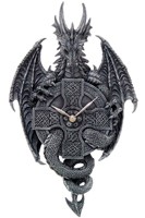 Horloge Dragon Noir Horloges F�eriques