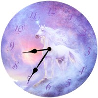 Horloge Licorne C�leste Horloges F�eriques