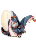 Dragon Bleu avec Oeuf Figurines de dragons