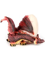 Dragon Rouge avec Oeuf Figurines de dragons