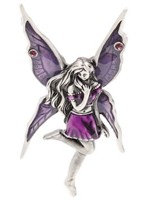 Pendentif F�e Lilas Bijoux en �tain