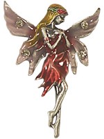 Pendentif F�e Romantique Bijoux en �tain