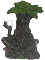 Magnet Green Man avec boule en verre Magnets F�eriques