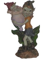 Maman Pixie avec B�b� Pixies et Famille