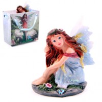 Mini Figurine de F�e Bleue + Sac Les Mini-F�es