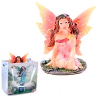 Mini Figurine de F�e Rose + Sac Les Mini-F�es