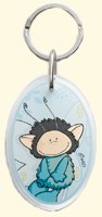 Porte Clef Elfe Bleu