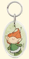 Porte Clef Elfe Vert