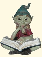 Pixie avec livre