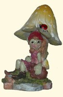 Pixie sous champignon