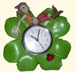 Horloge Trefle & Pixie