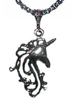 Pendentif Argent Licorne