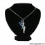 pendentif f&eacute;e bleu