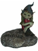 Pixie Welcome sur rocher