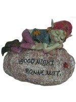 Pixie Bonne Nuit sur rocher
