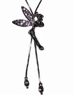 Pendentif F&eacute;e Strass