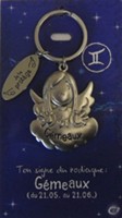 Porte-Clefs Ange Gardien - Gemeaux Porte-Clefs Anges Gardiens