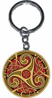 Porte-Clefs Triskel Rouge Porte Clefs
