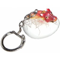 Porte-Clefs Eclosion de Dragon Rouge Porte Clefs