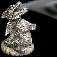 Porte-Encens Dragon Argent Senteurs F�eriques