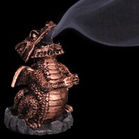 Porte-Encens Dragon Bronze Senteurs F�eriques