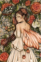 Reproduction sur toile Vintage Rose Reproductions sur toile