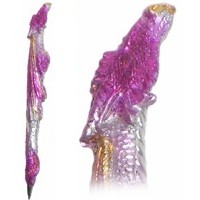 Stylo Dragon Rose Paillet� Stylos F�eriques