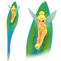 Stylo F�e Clochette sur Feuille Verte Stylos F�eriques