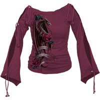 T-Shirt Dragon of the Roses - L V�tements - Taille L
