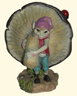 Pixie avec Champignon Pixies et Nature