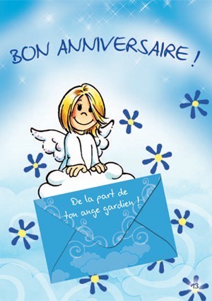 Carte Ange Gardien : Bon Anniversaire 40 ans