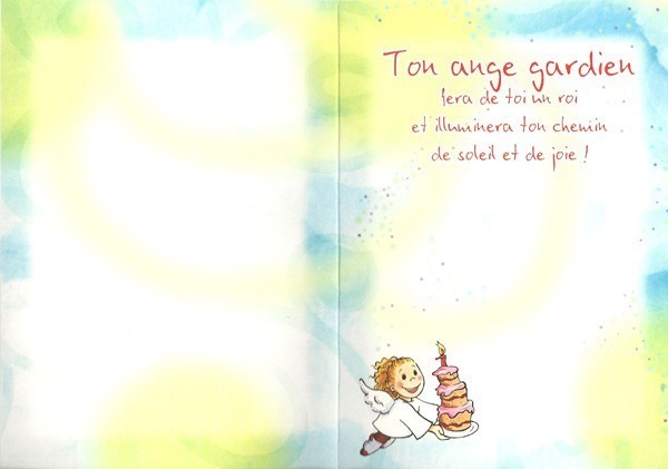 Carte Ange Gardien : Bon Anniversaire 40 ans