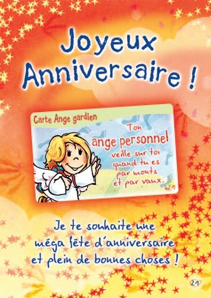 Carte Joyeux Anniversaire 1 an - Méga Fête