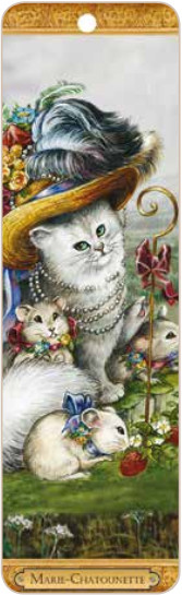 Marque Page Chat Marie Chatounette