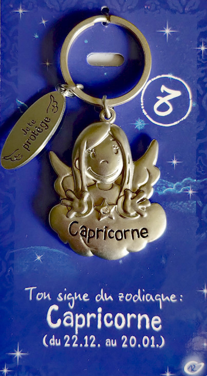 Porte-Clefs Ange Gardien - Capricorne