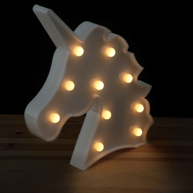 Veilleuse Licorne Led Blanche